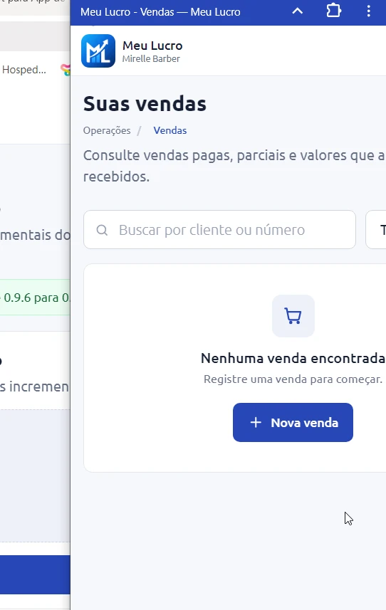 Conta Certa no celular